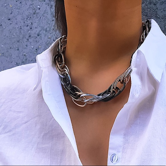 ⚜️[𝟯𝟬%𝗢𝗙𝗙|𝗯𝘂𝗻𝗱𝗹𝗲𝘀 𝟯+]⚜️Big Link Tree-Tone Choker NEW - Picture 4 of 9